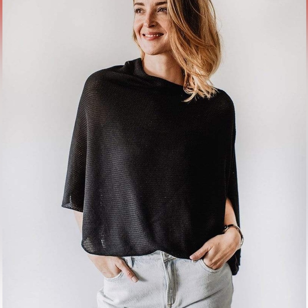 Elegant Black Women's Wrap